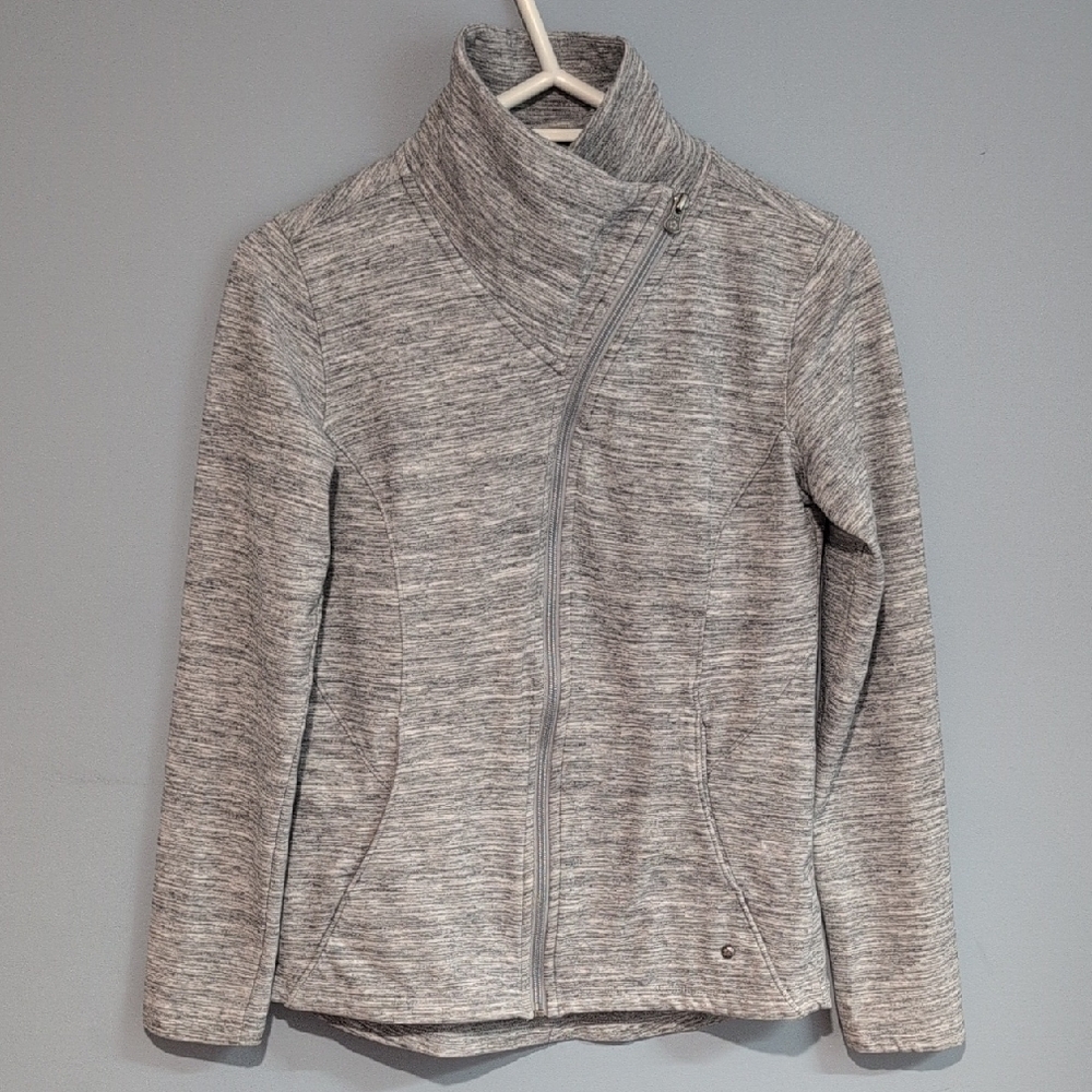 Tuff Athletic Asymmetrical Full Zip Up Fleece Lined Jacket Size Small